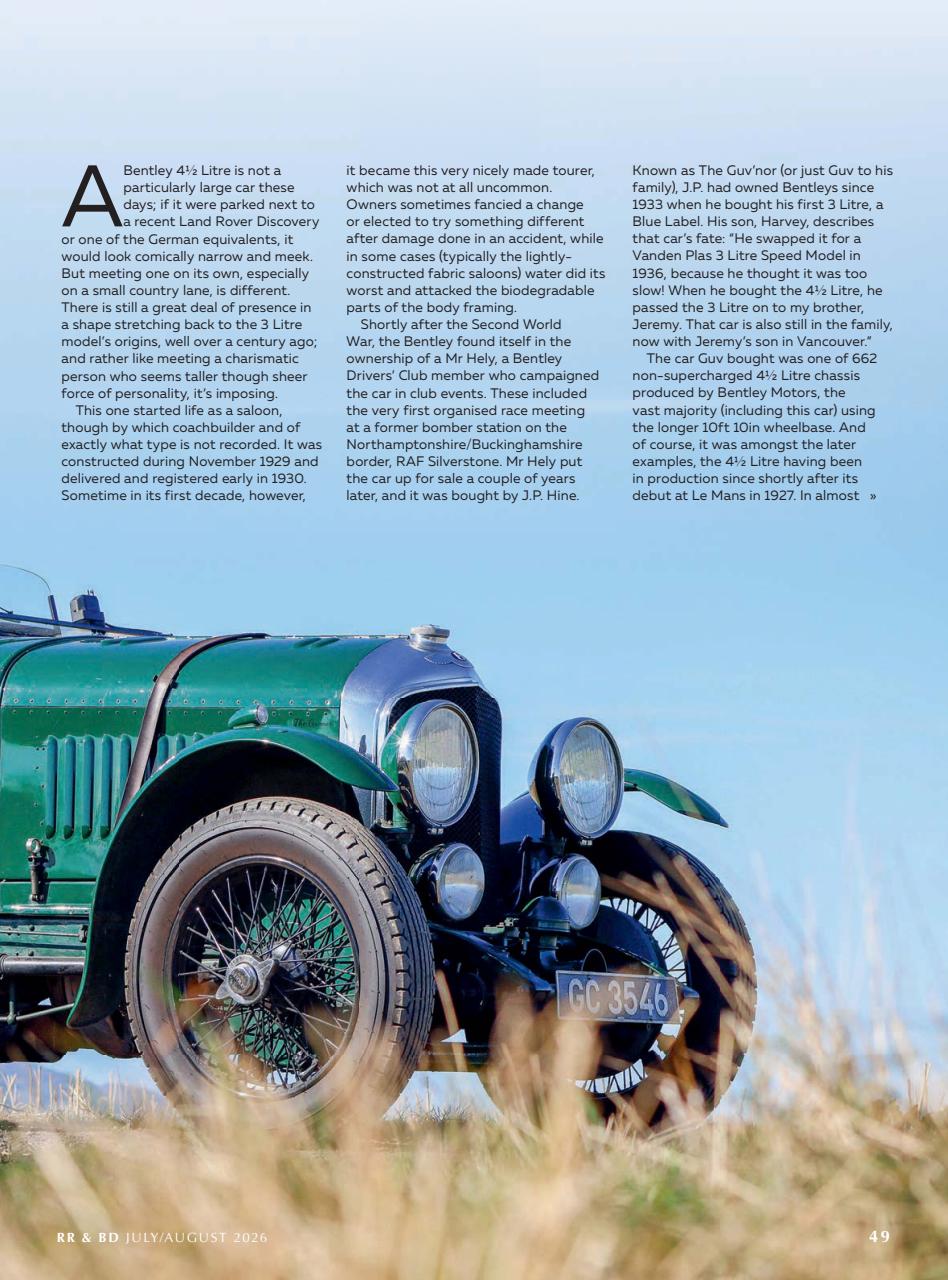 Rolls-Royce & Bentley Driver Preview Pages