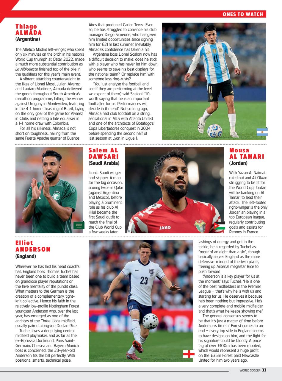 World Soccer Preview Pages