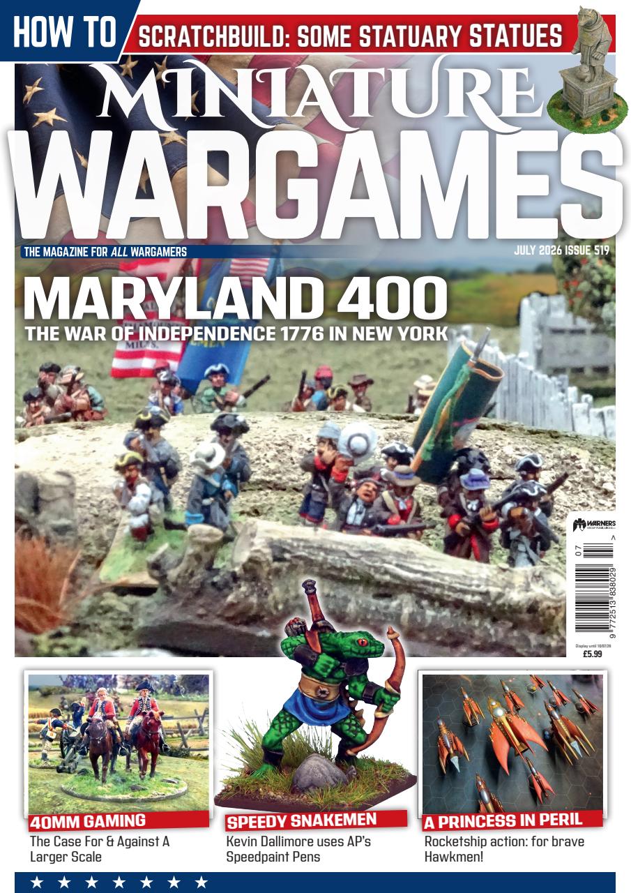Miniature Wargames Preview Pages