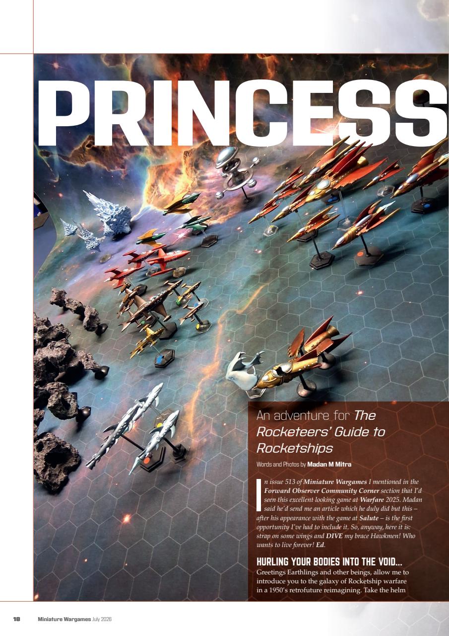 Miniature Wargames Preview Pages