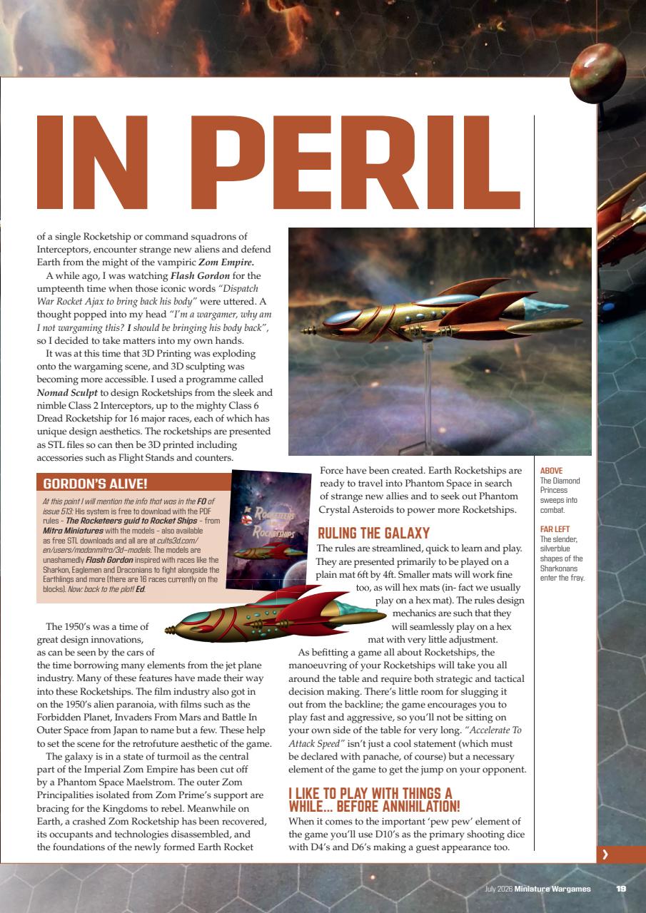 Miniature Wargames Preview Pages