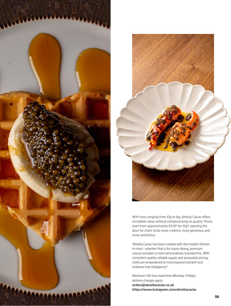 Chef & Restaurant Magazine Preview Pages