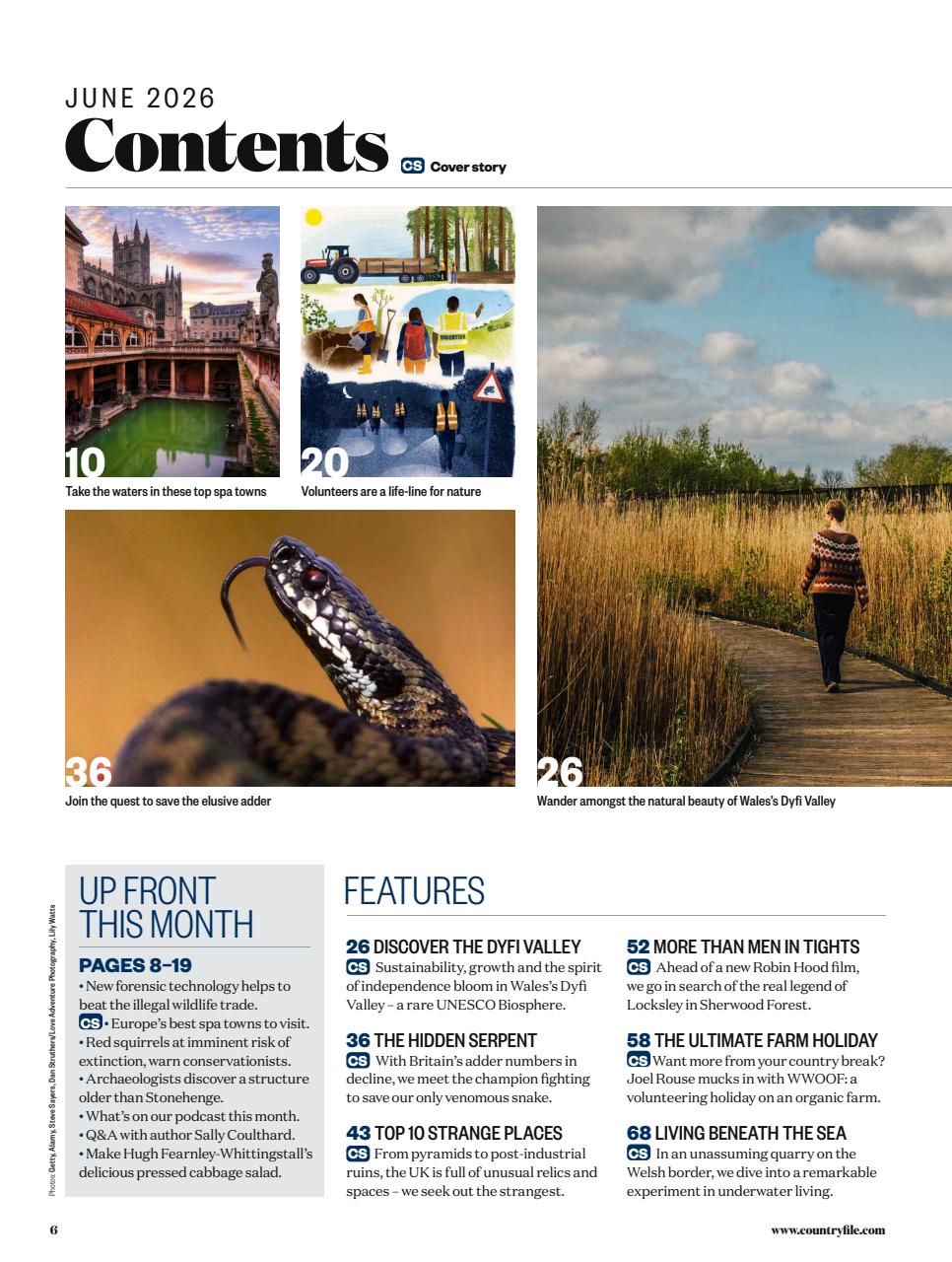 BBC Countryfile Magazine Preview Pages