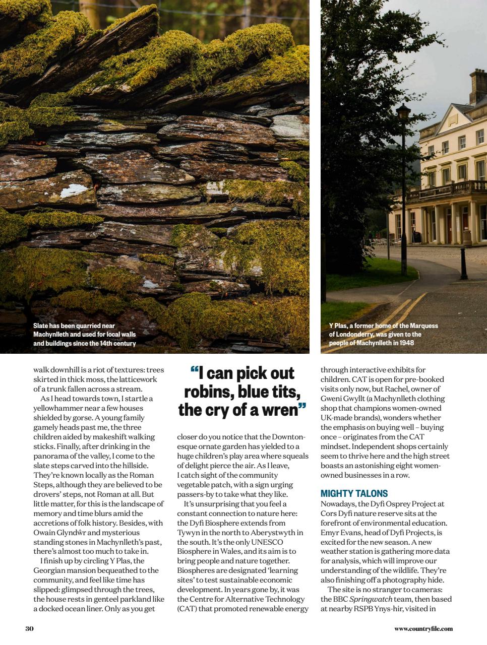 BBC Countryfile Magazine Preview Pages
