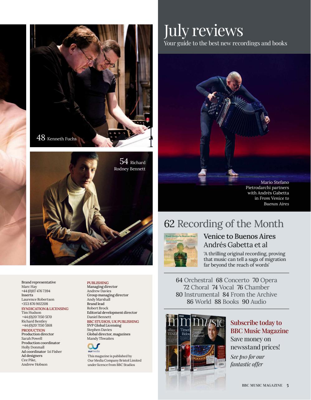 BBC Music Magazine Preview Pages