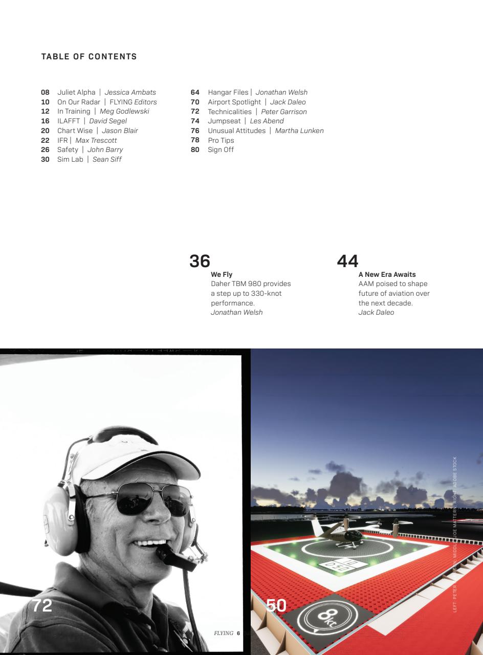 FLYING Magazine Preview Pages