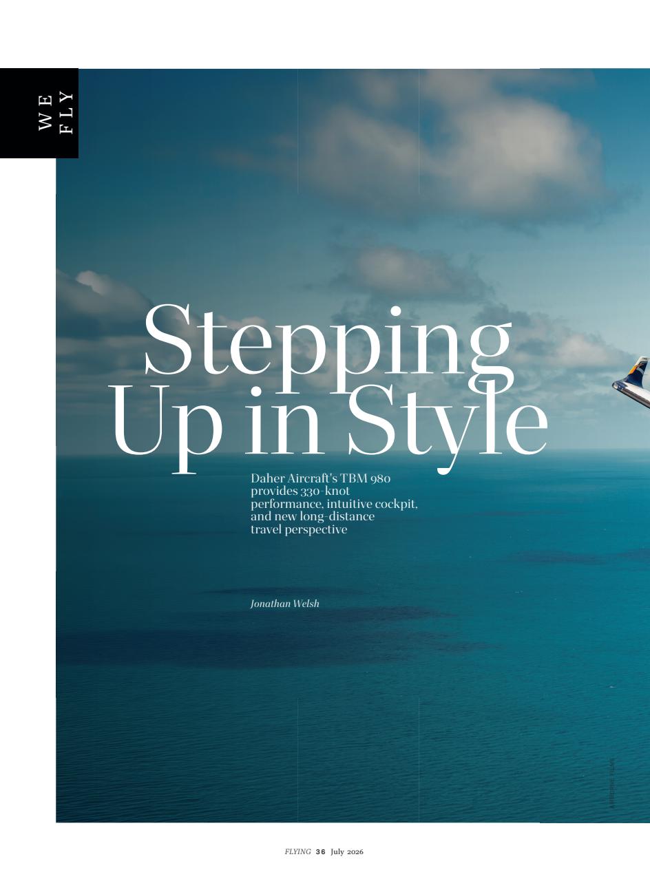 FLYING Magazine Preview Pages