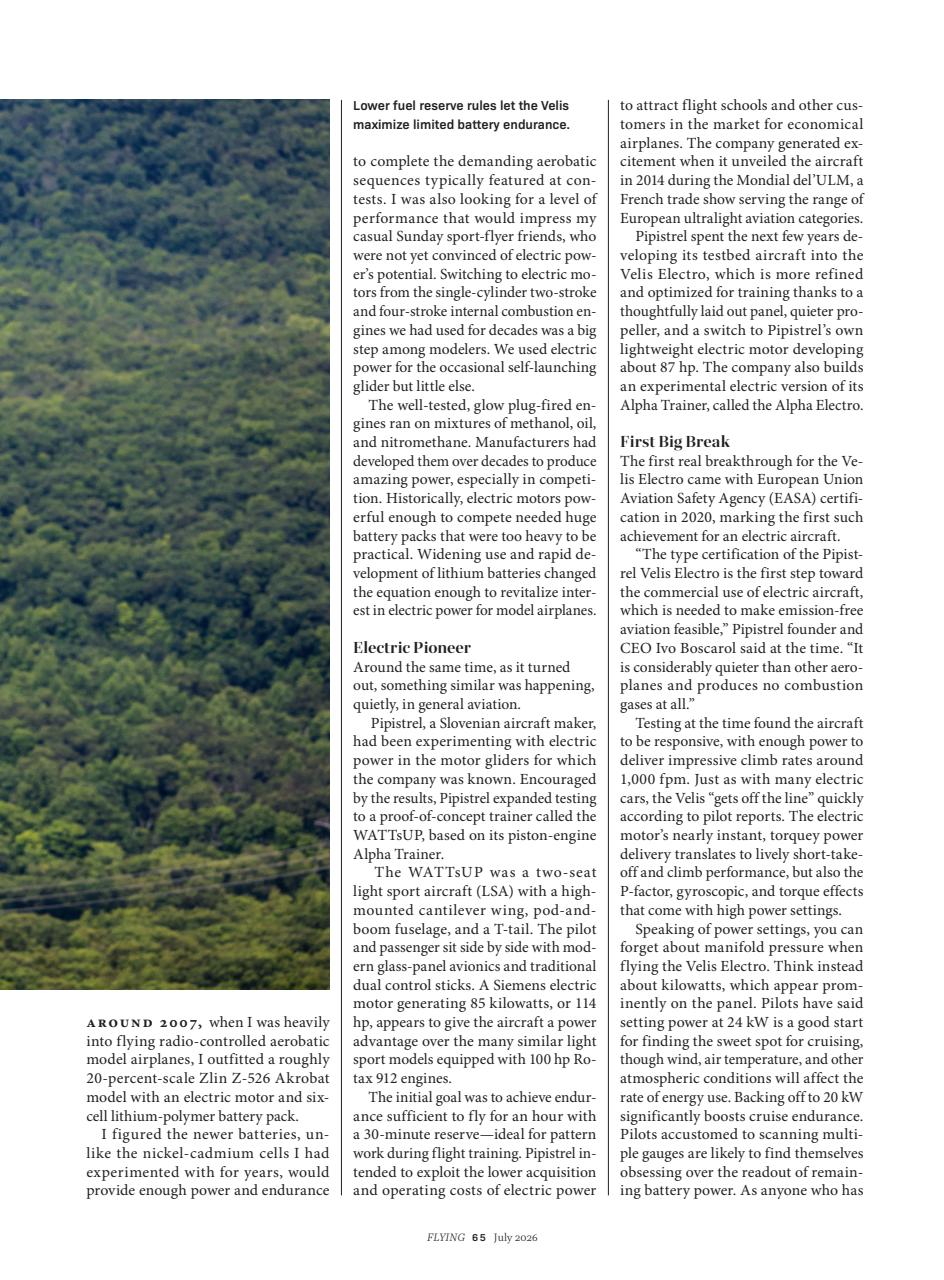 FLYING Magazine Preview Pages