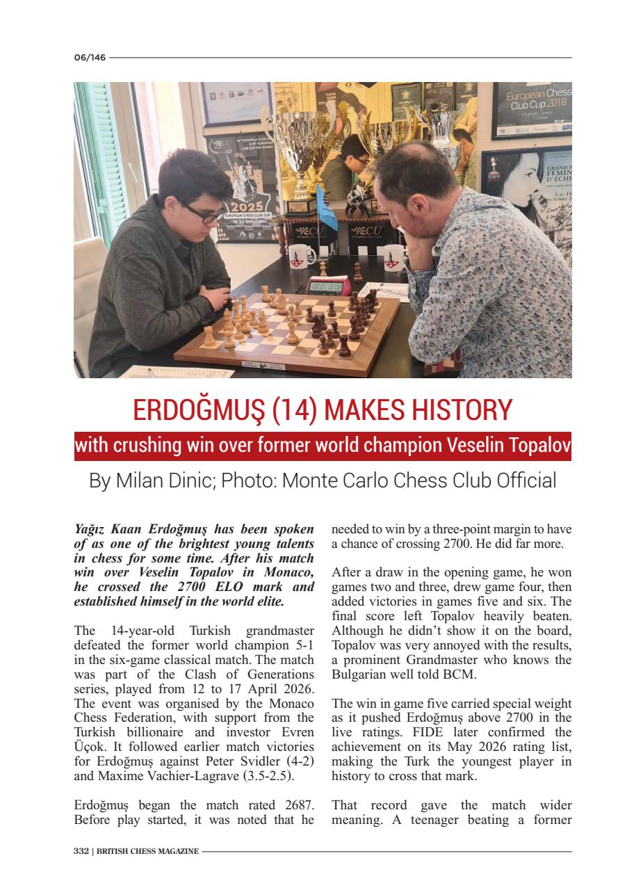 British Chess Magazine Preview Pages
