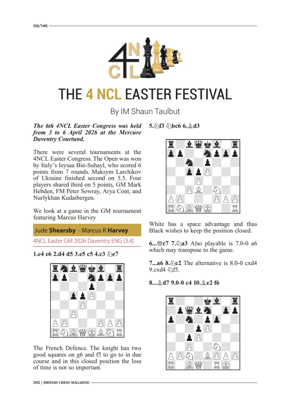 British Chess Magazine Preview Pages