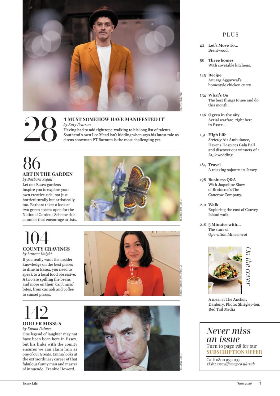 Essex Life Preview Pages