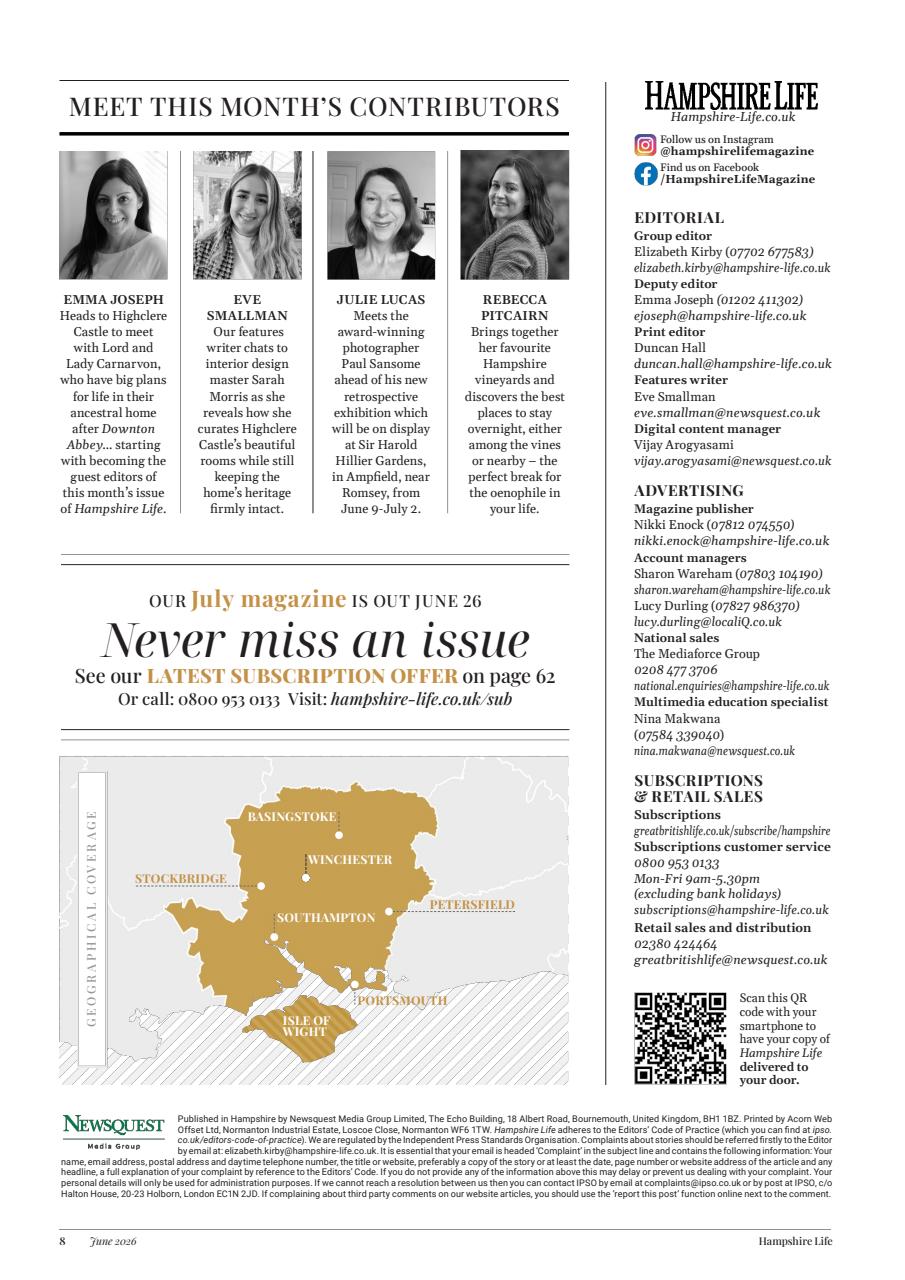 Hampshire Life Preview Pages