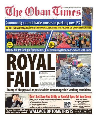 The Oban Times & Lochaber Times issue Thursday, June 04, 2026