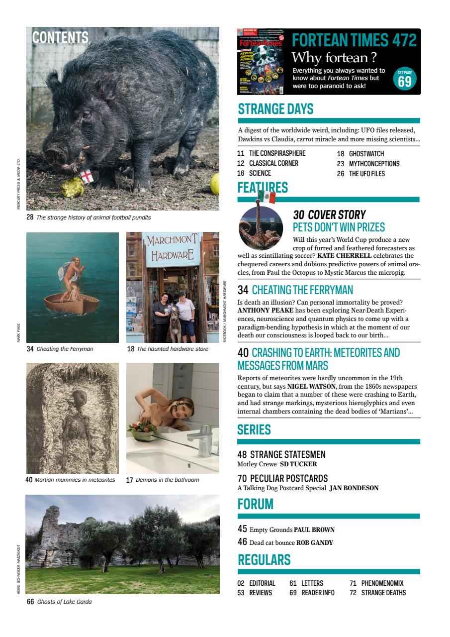 Fortean Times Preview Pages