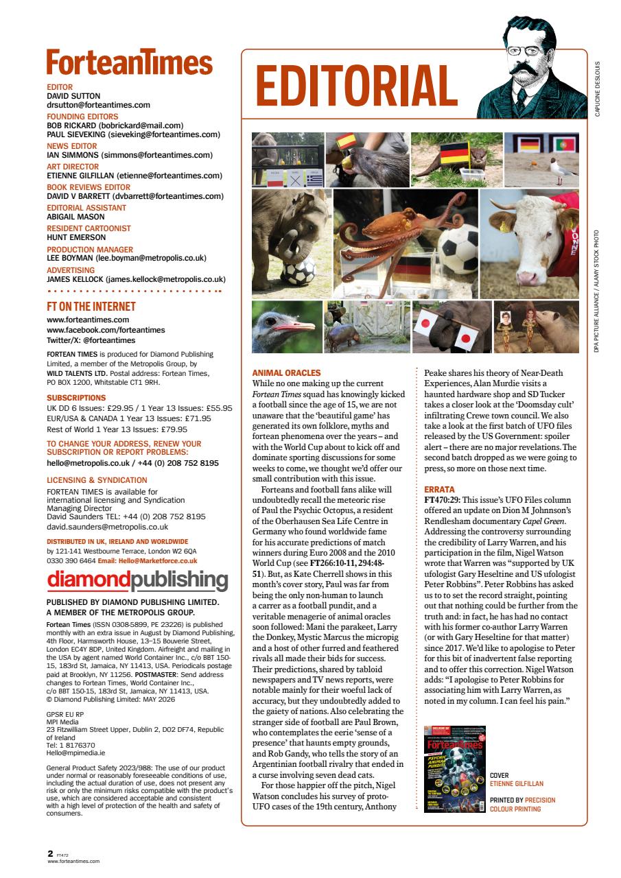 Fortean Times Preview Pages