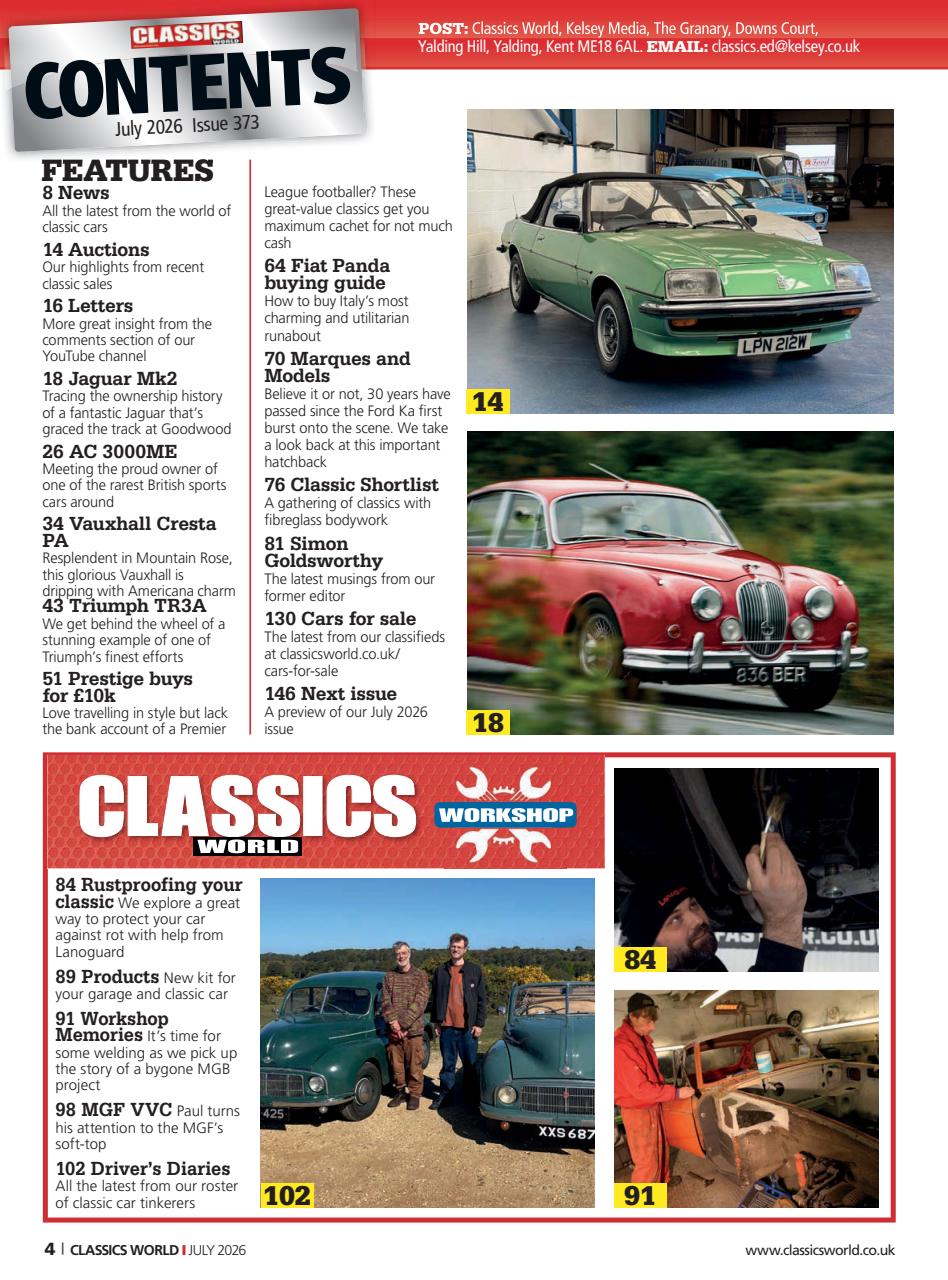 Classics World Preview Pages