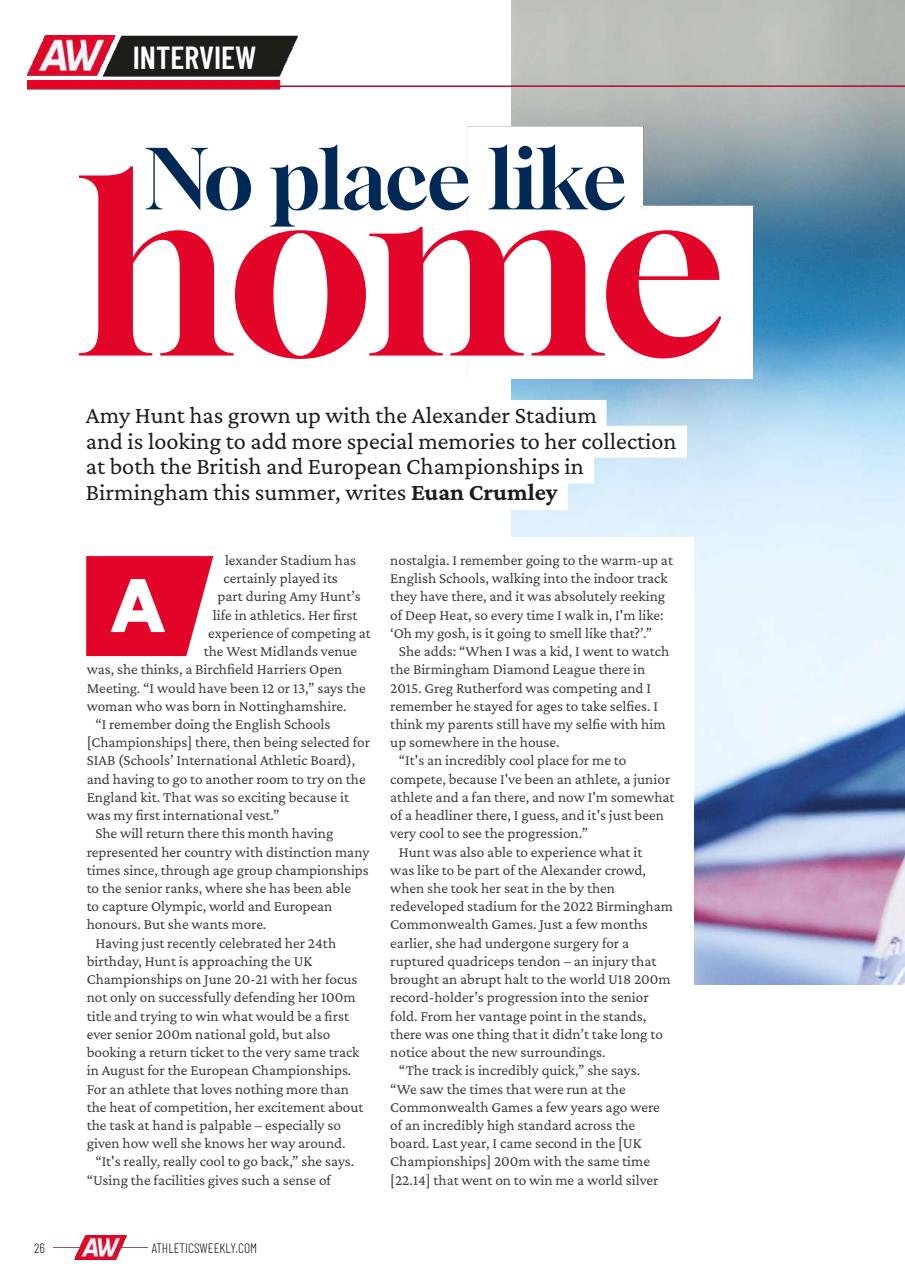 AW – Athletics Weekly Magazine Preview Pages