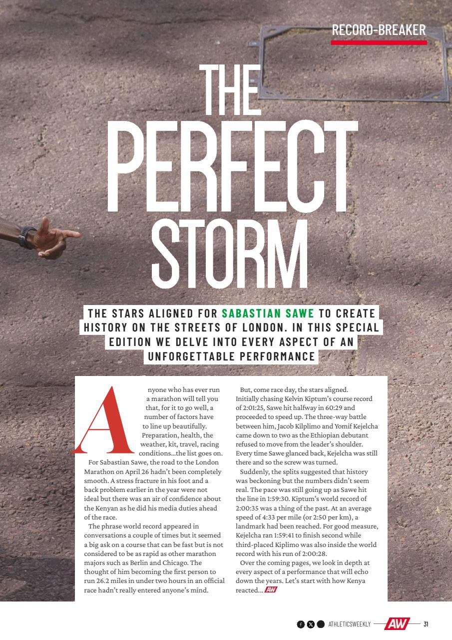 AW – Athletics Weekly Magazine Preview Pages