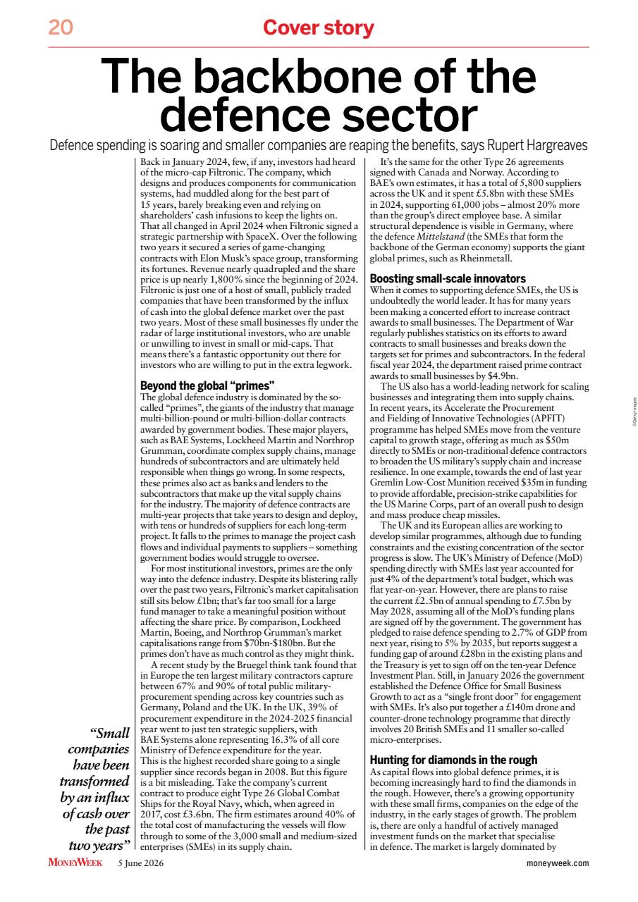 MoneyWeek Preview Pages