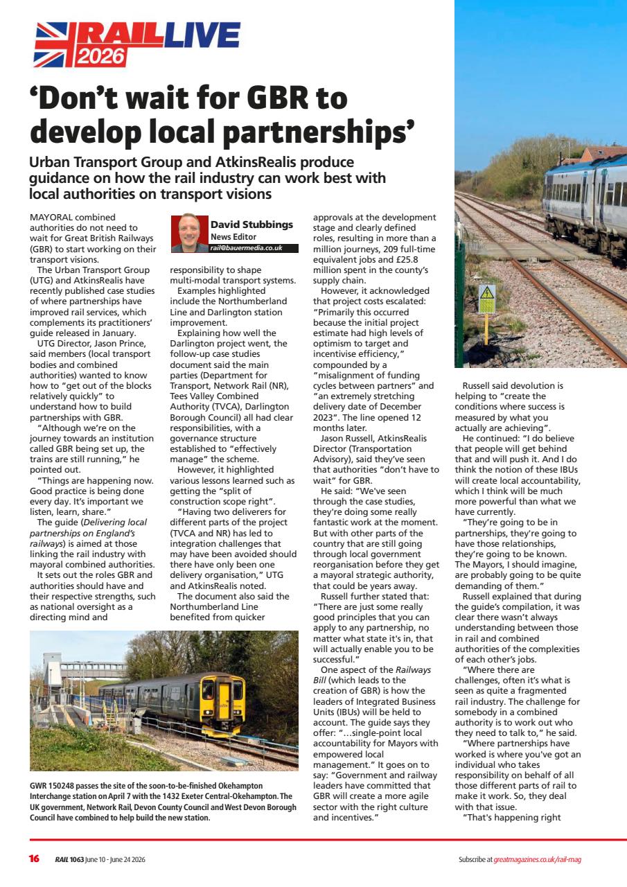 Rail Preview Pages