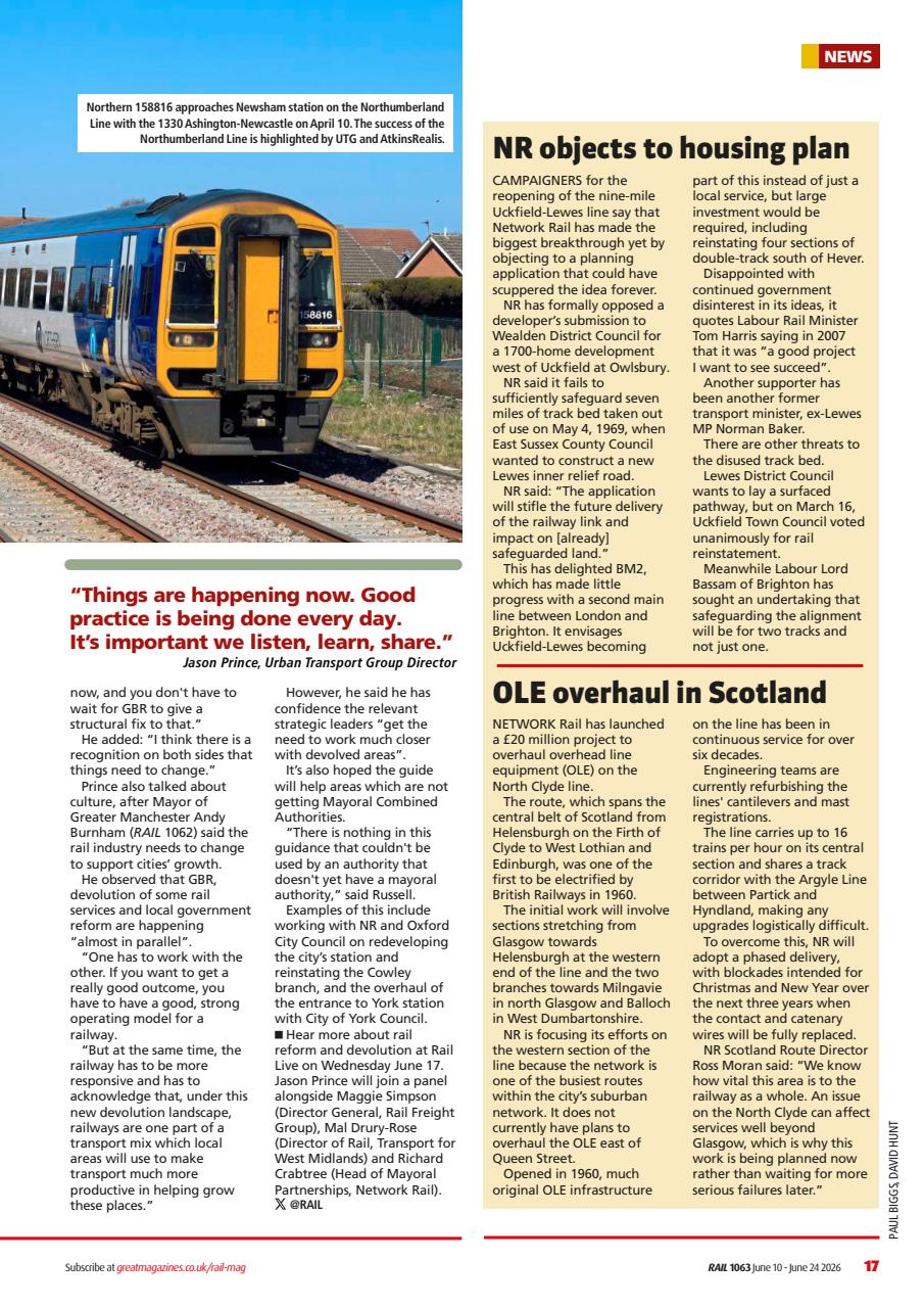 Rail Preview Pages