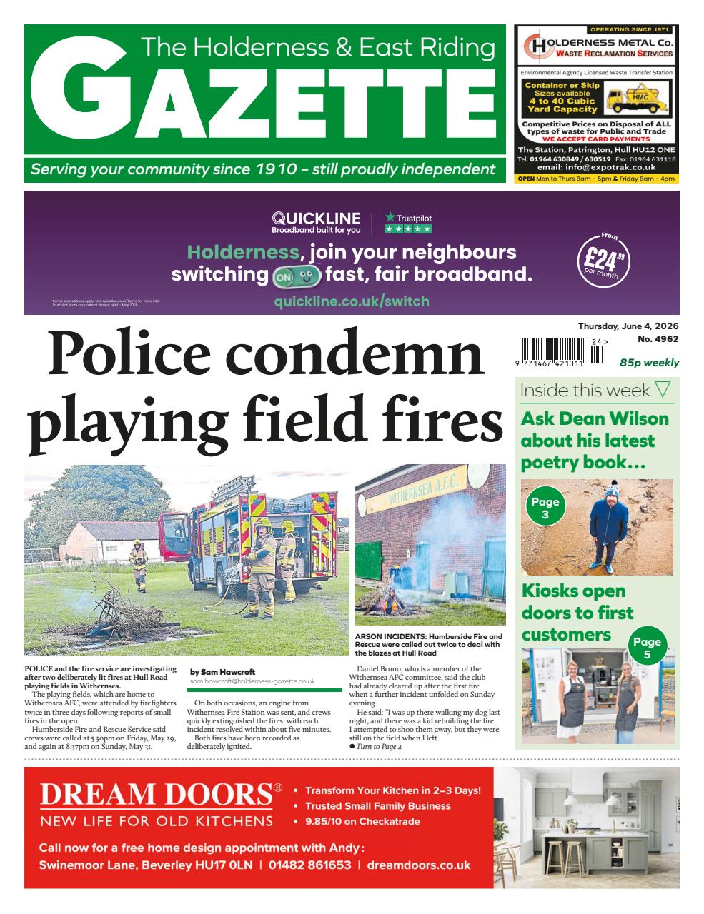 The Holderness & Hornsea Gazette Preview Pages