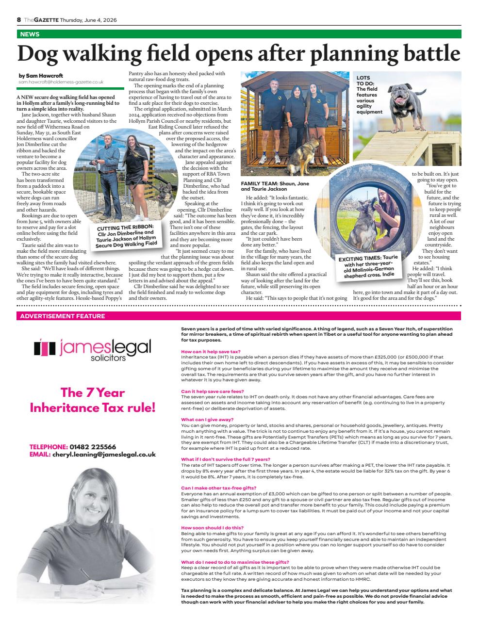 The Holderness & Hornsea Gazette Preview Pages