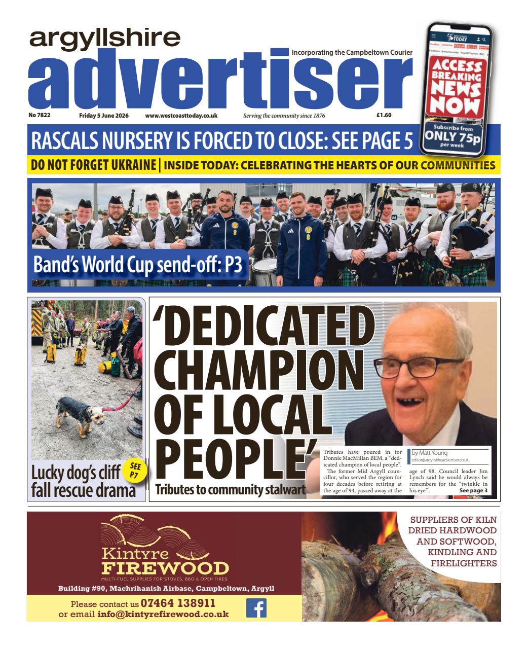 Argyllshire Advertiser Preview Pages