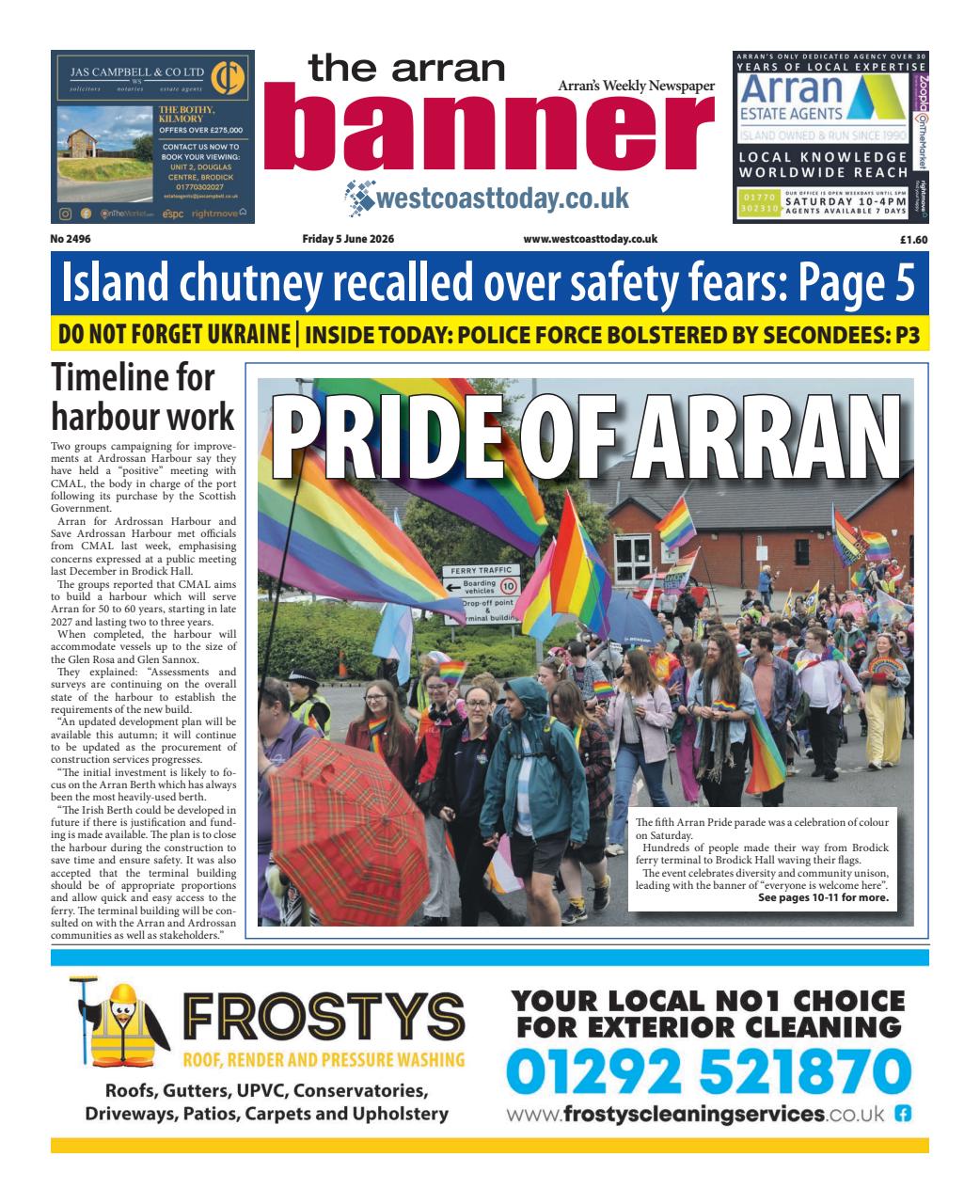 Arran Banner Preview Pages