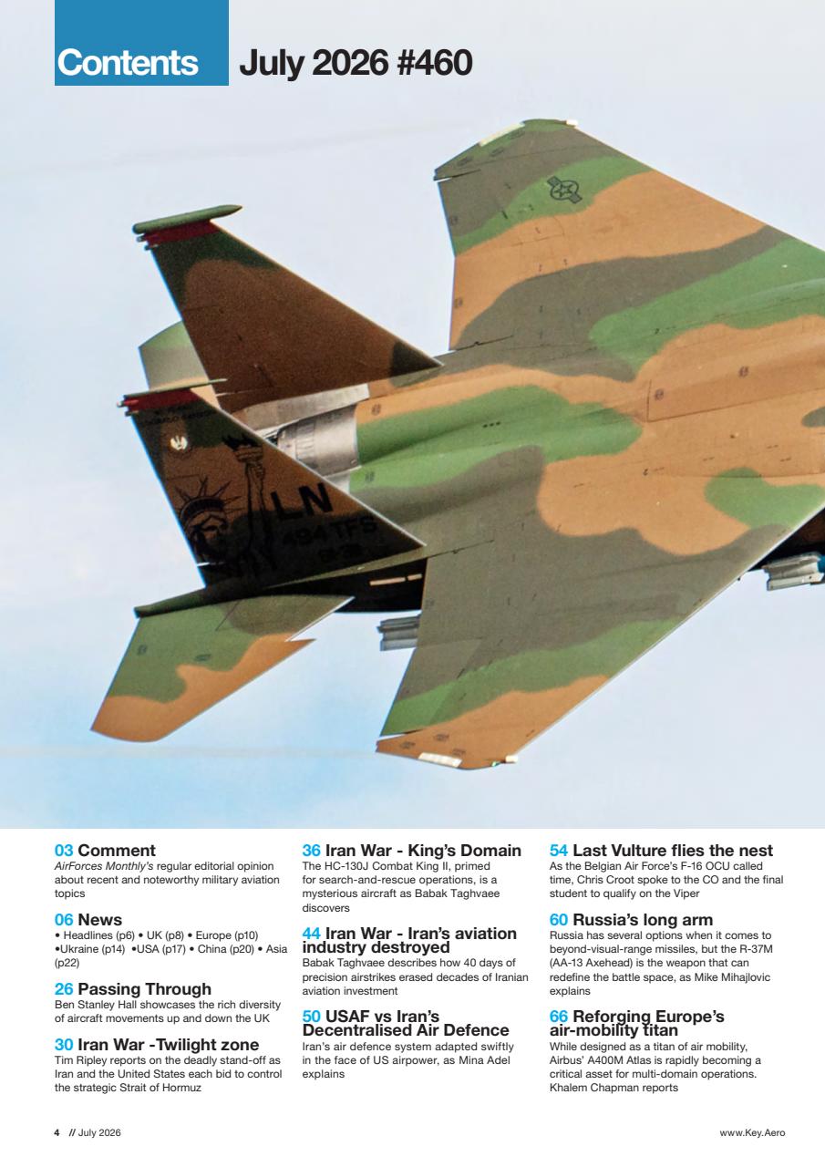 AirForces Monthly Preview Pages