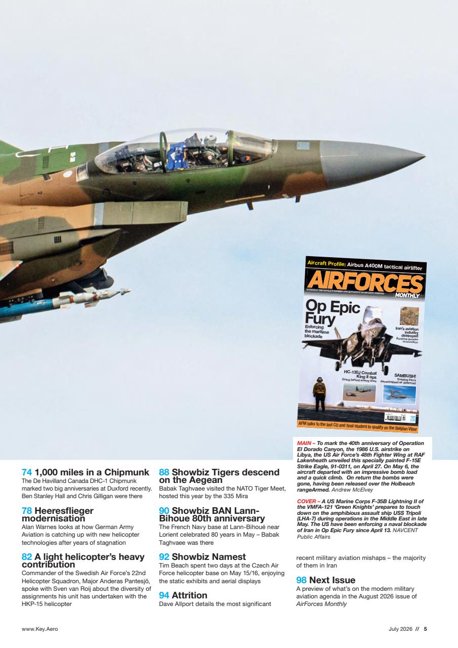 AirForces Monthly Preview Pages