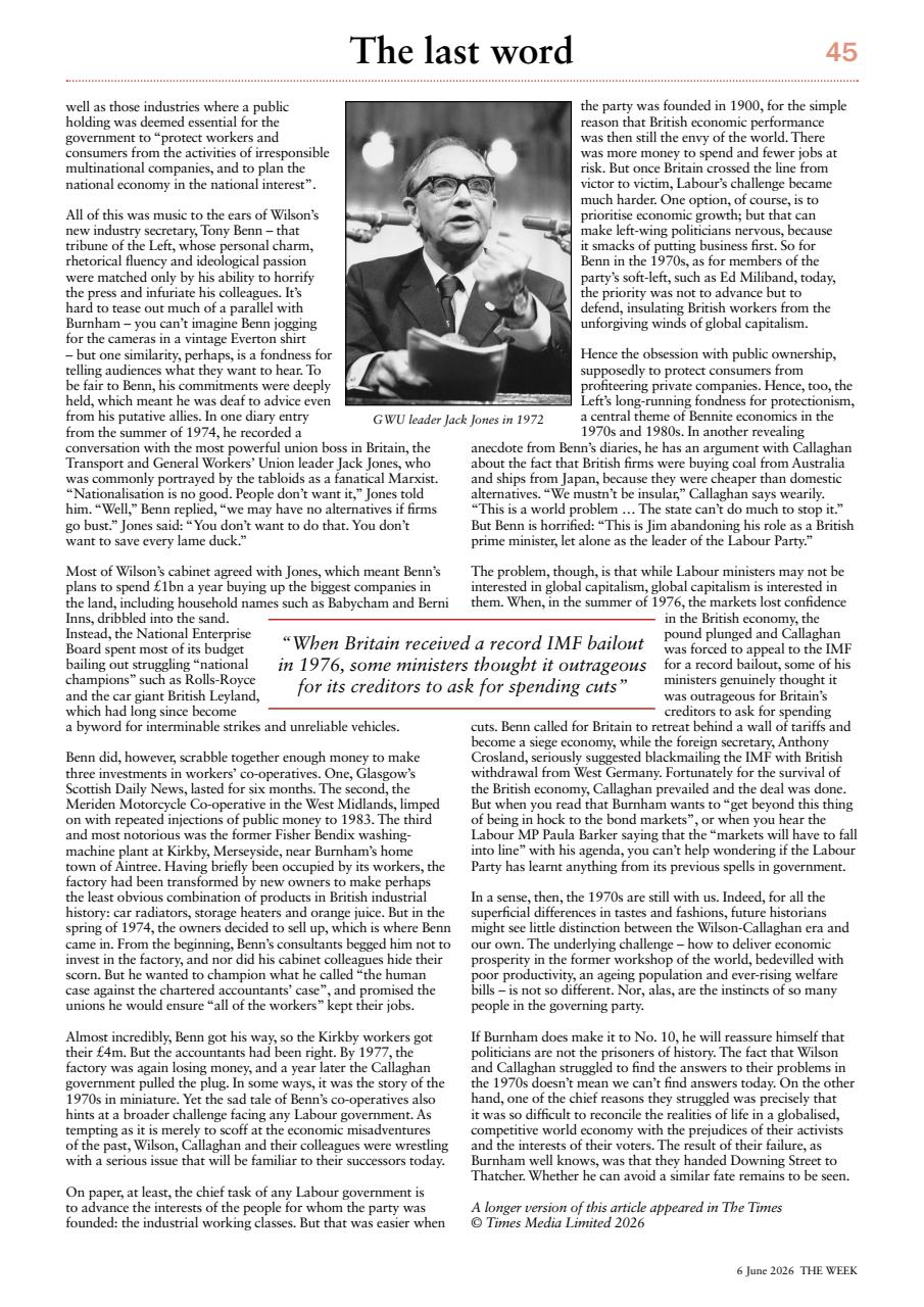 The Week Preview Pages