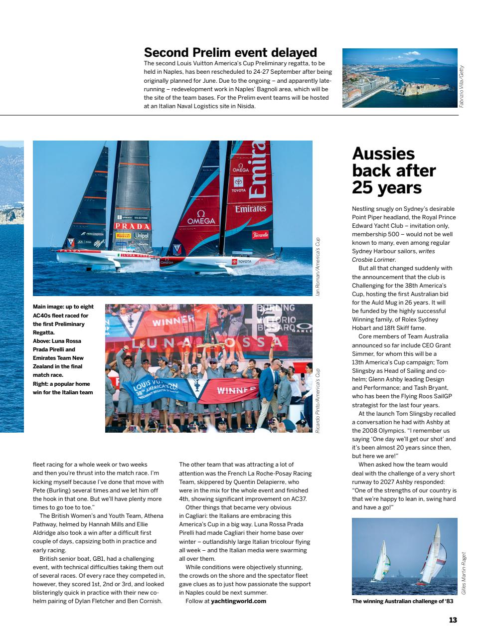Yachting World Preview Pages