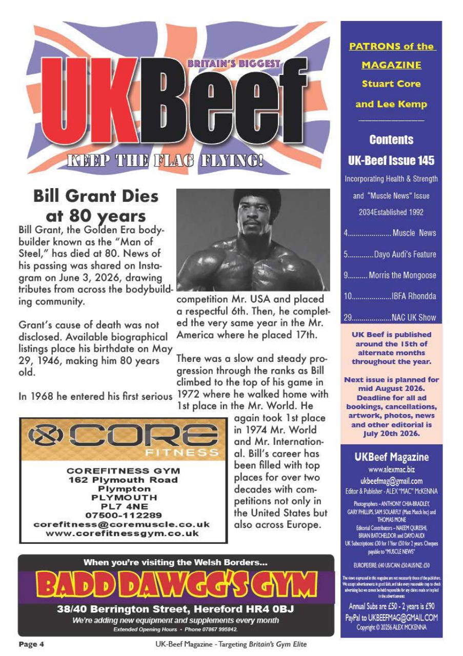UK Beef Magazine Preview Pages