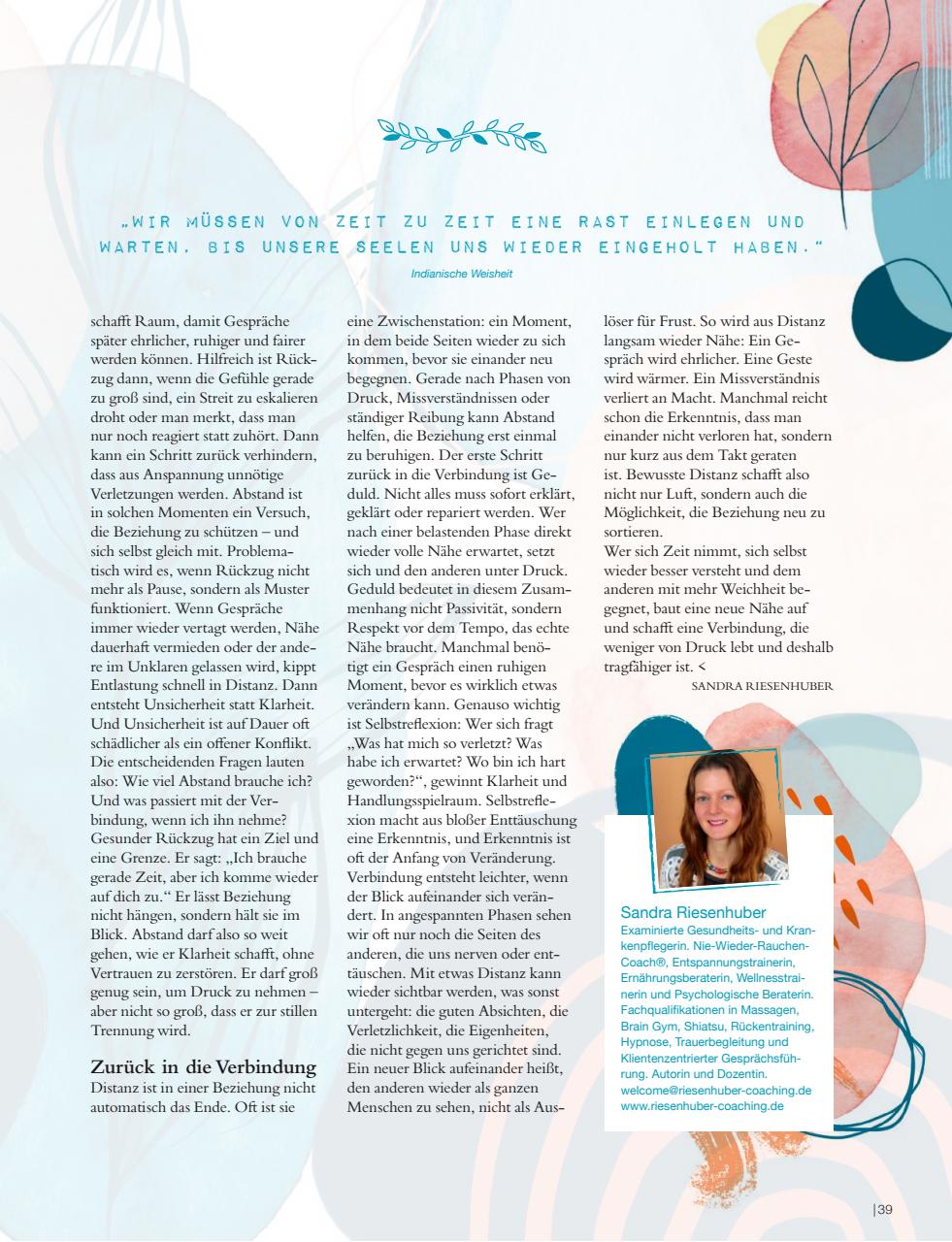 Auszeit Preview Pages