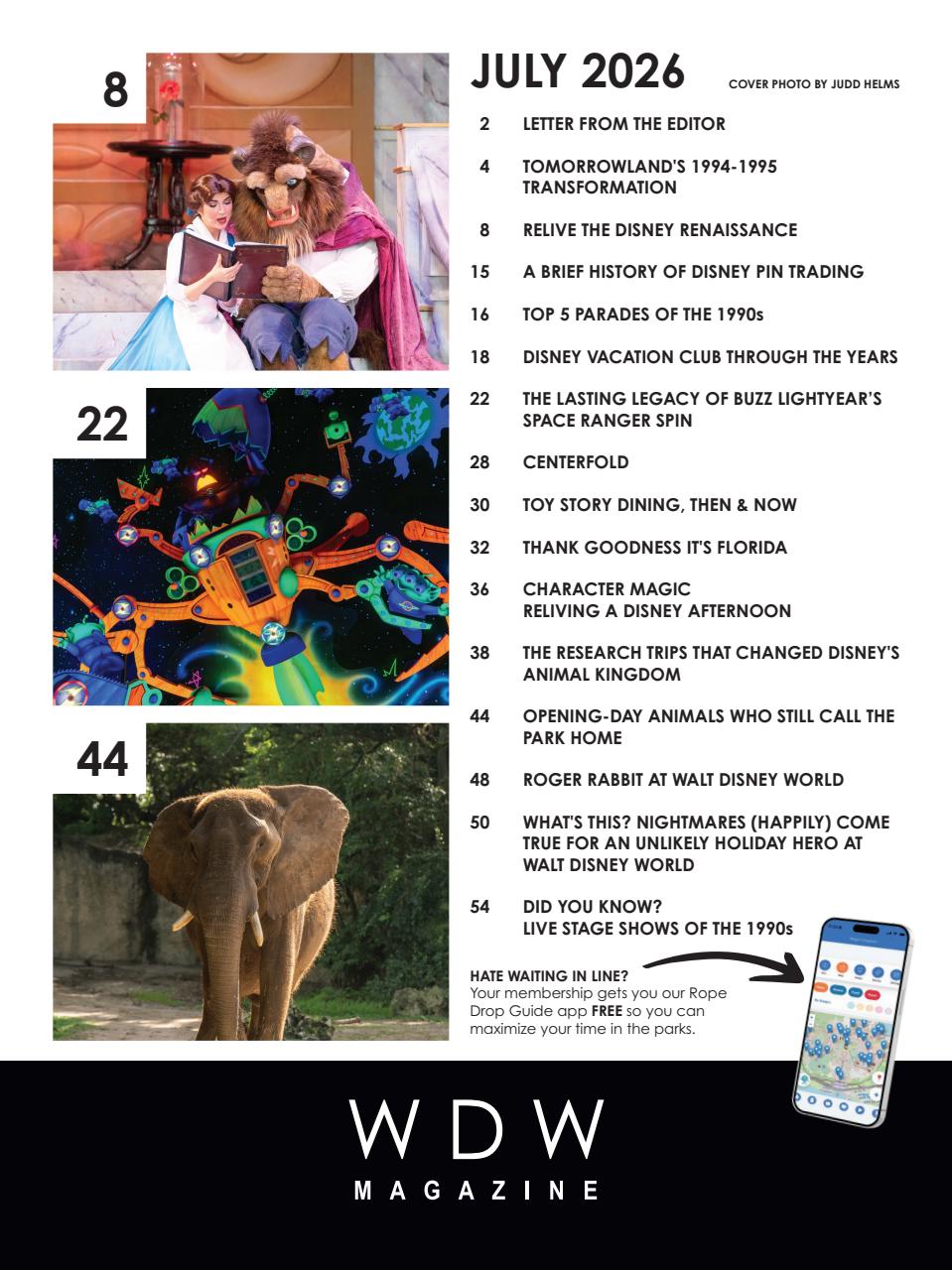 WDW Magazine Preview Pages