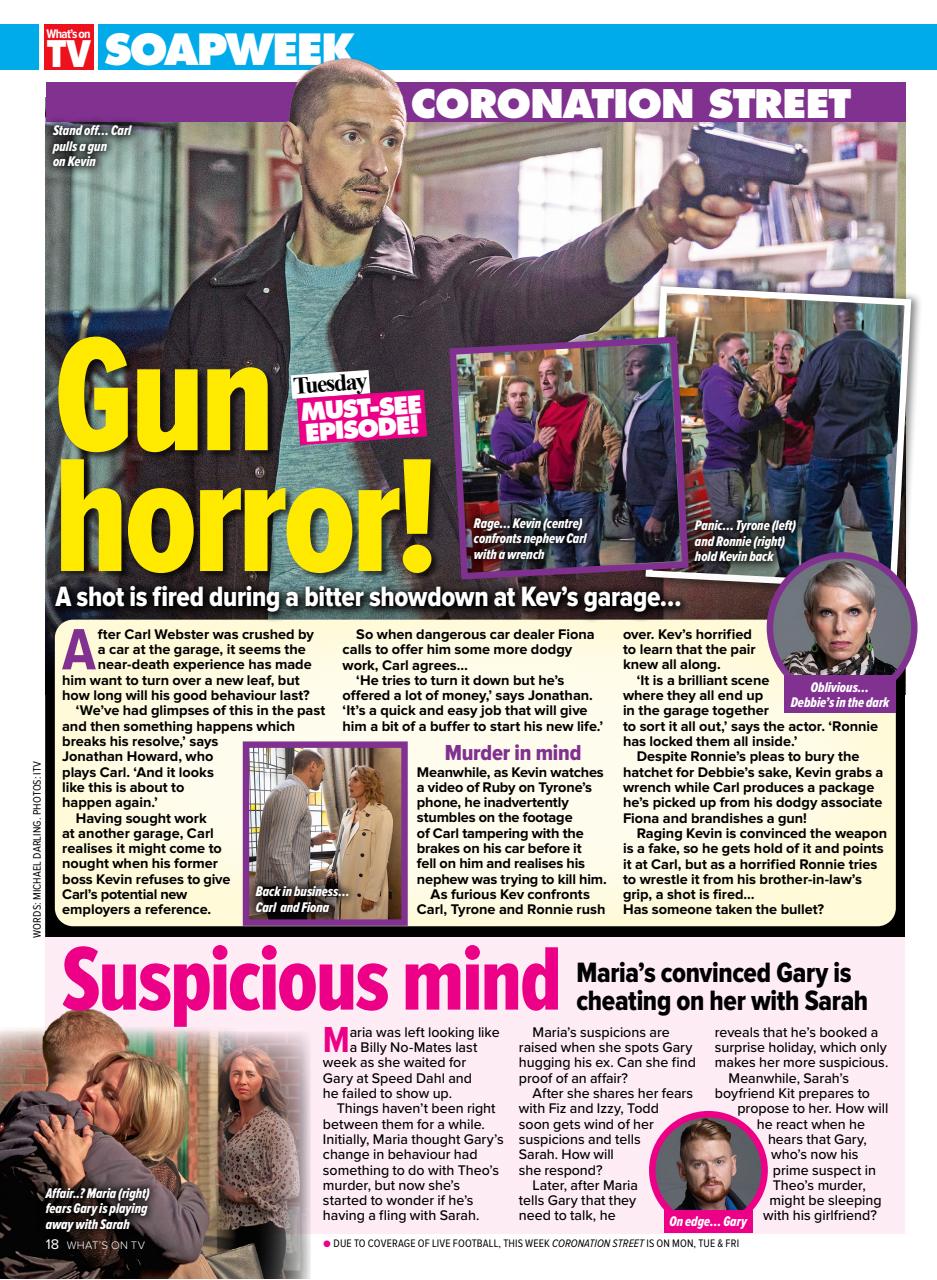 What's on TV Preview Pages