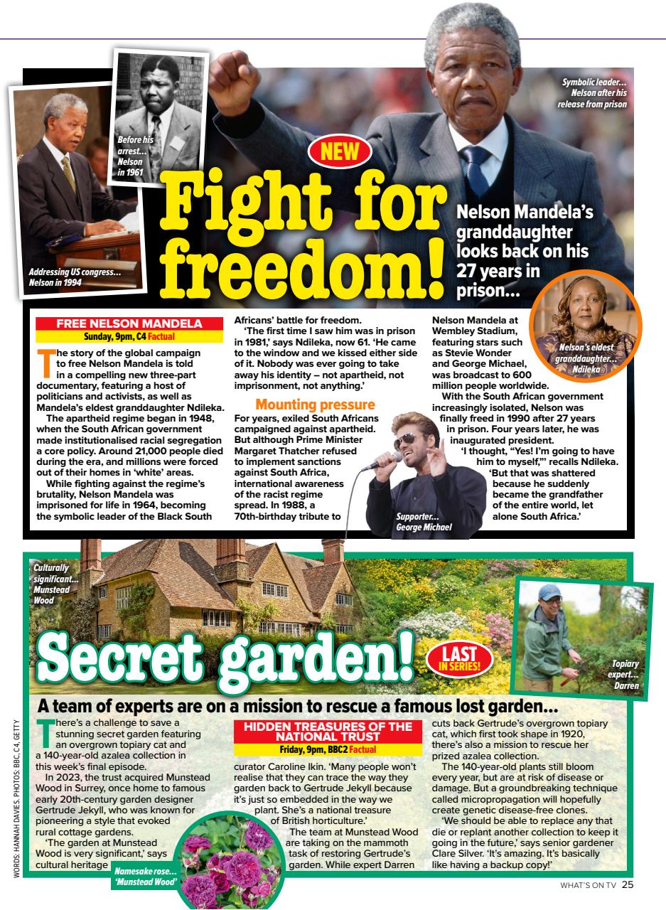 What's on TV Preview Pages