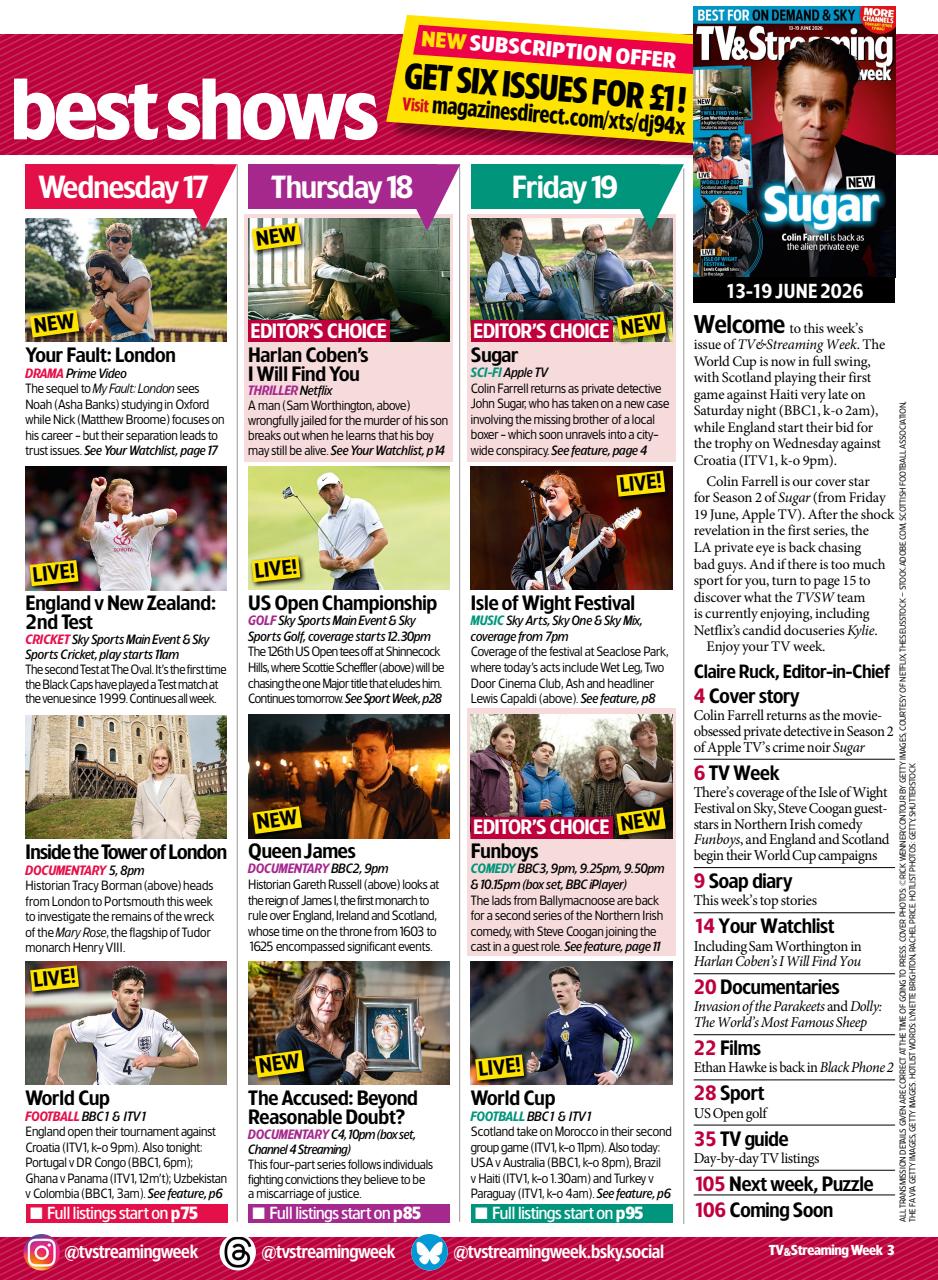 TV & Satellite Week Preview Pages
