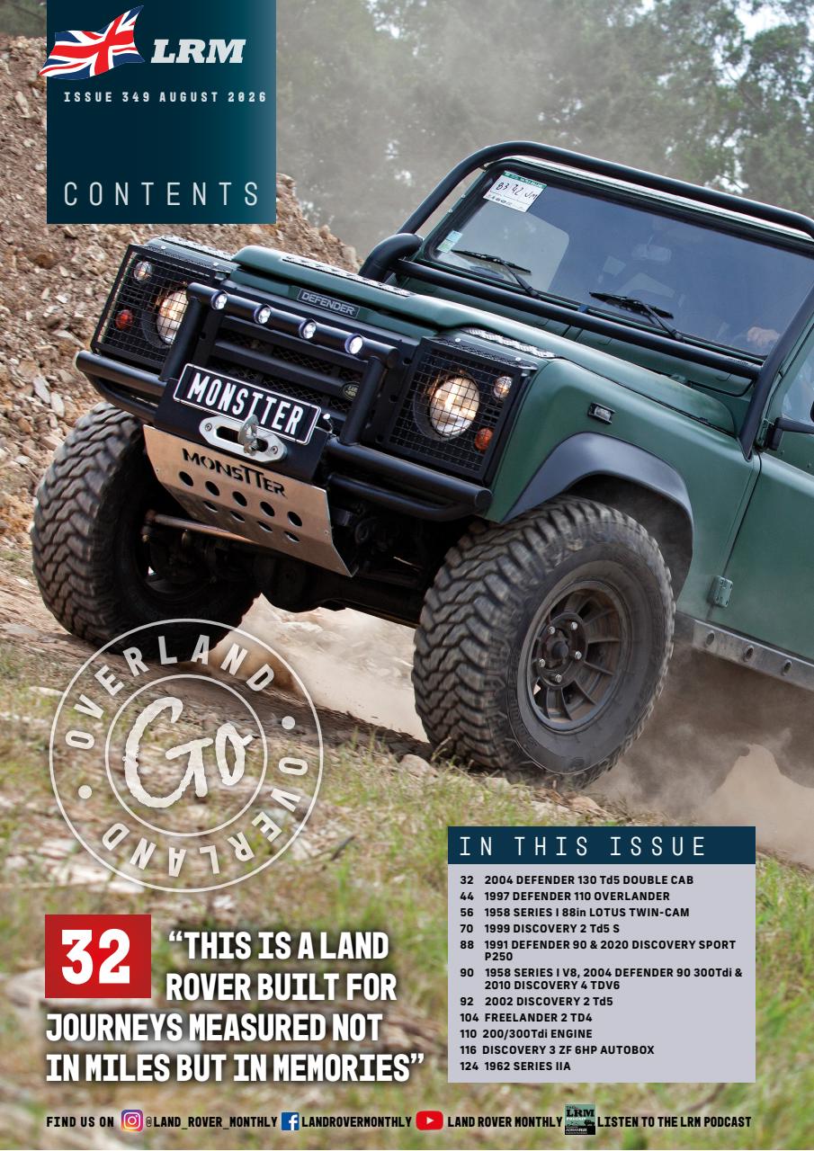 Land Rover Monthly Preview Pages