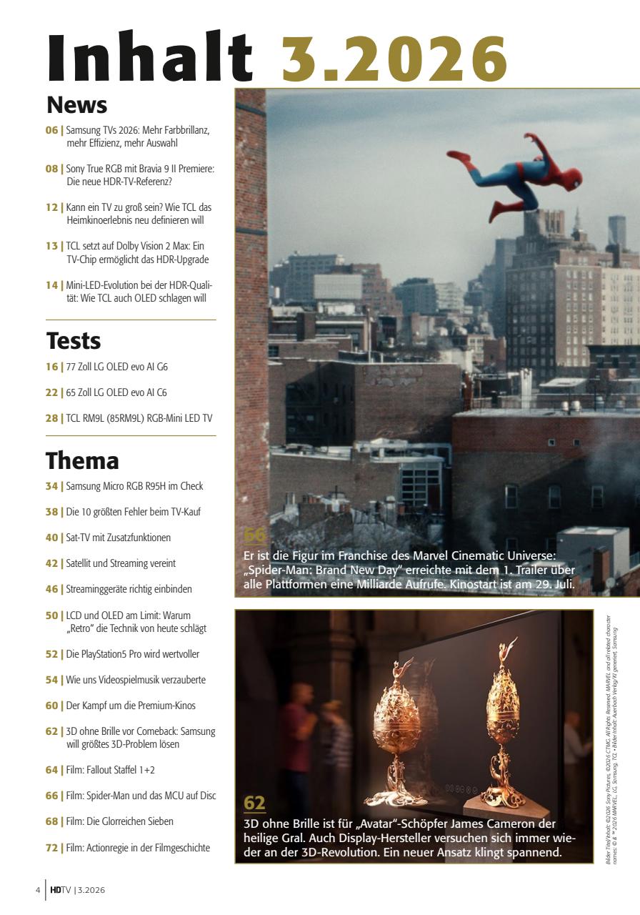 HDTV Preview Pages
