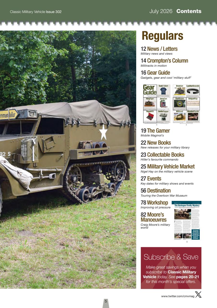 Classic Military Vehicle Preview Pages