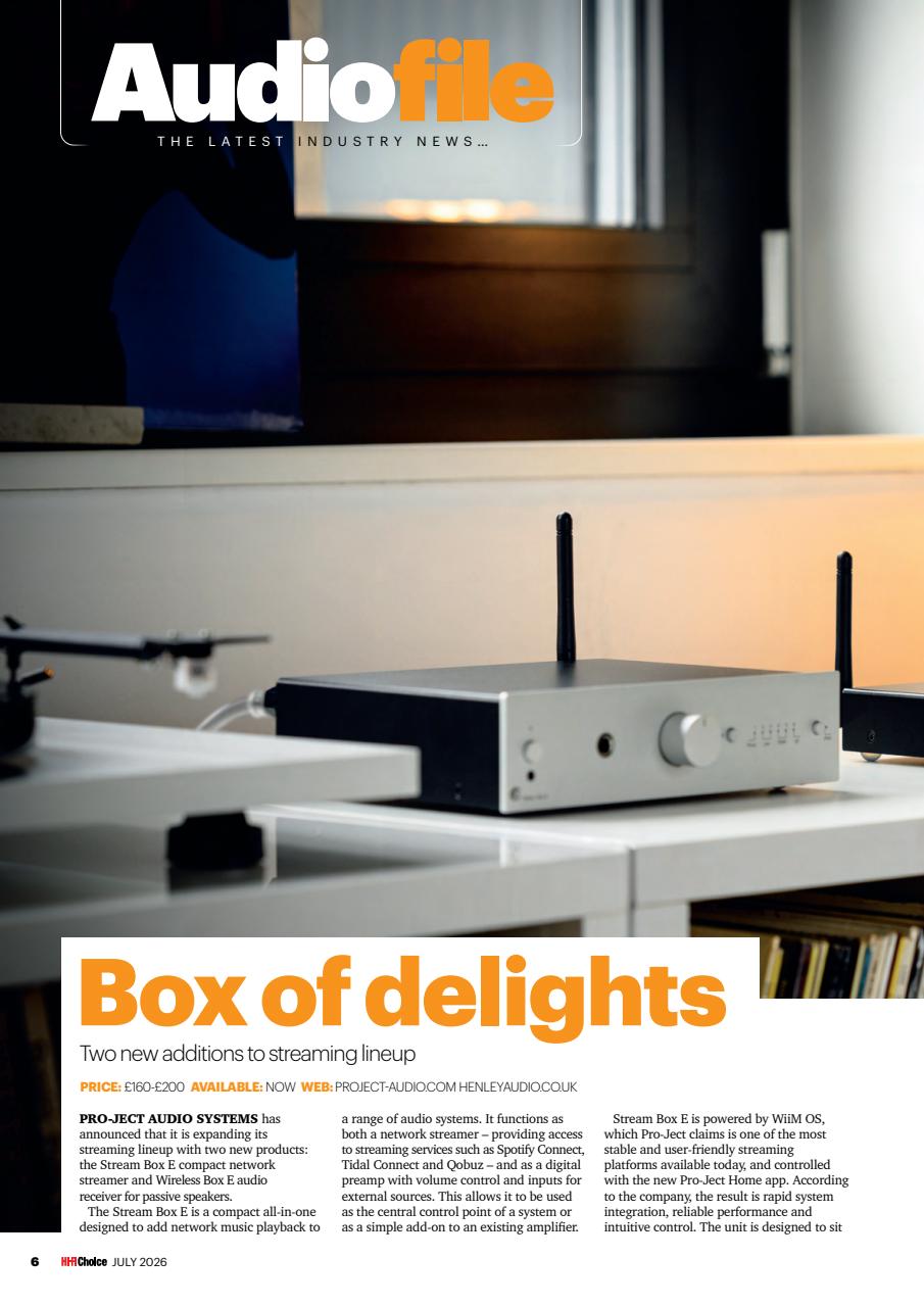 Hi-Fi Choice Preview Pages