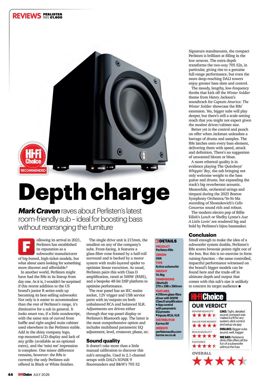 Hi-Fi Choice Preview Pages