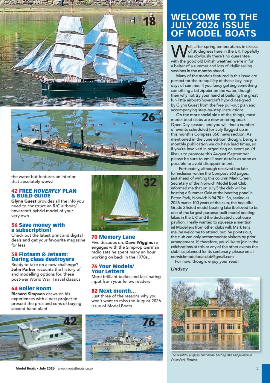 Model Boats Preview Pages