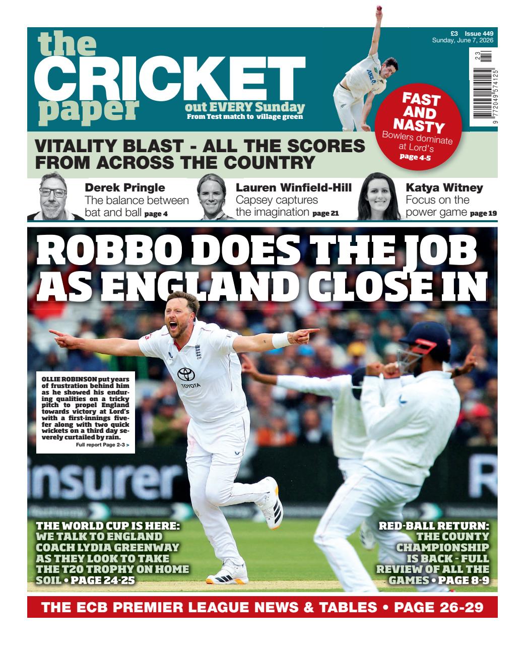 The Cricket Paper Preview Pages