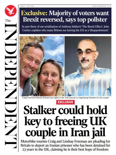 The Independent Daily Edition Newspaper issue 