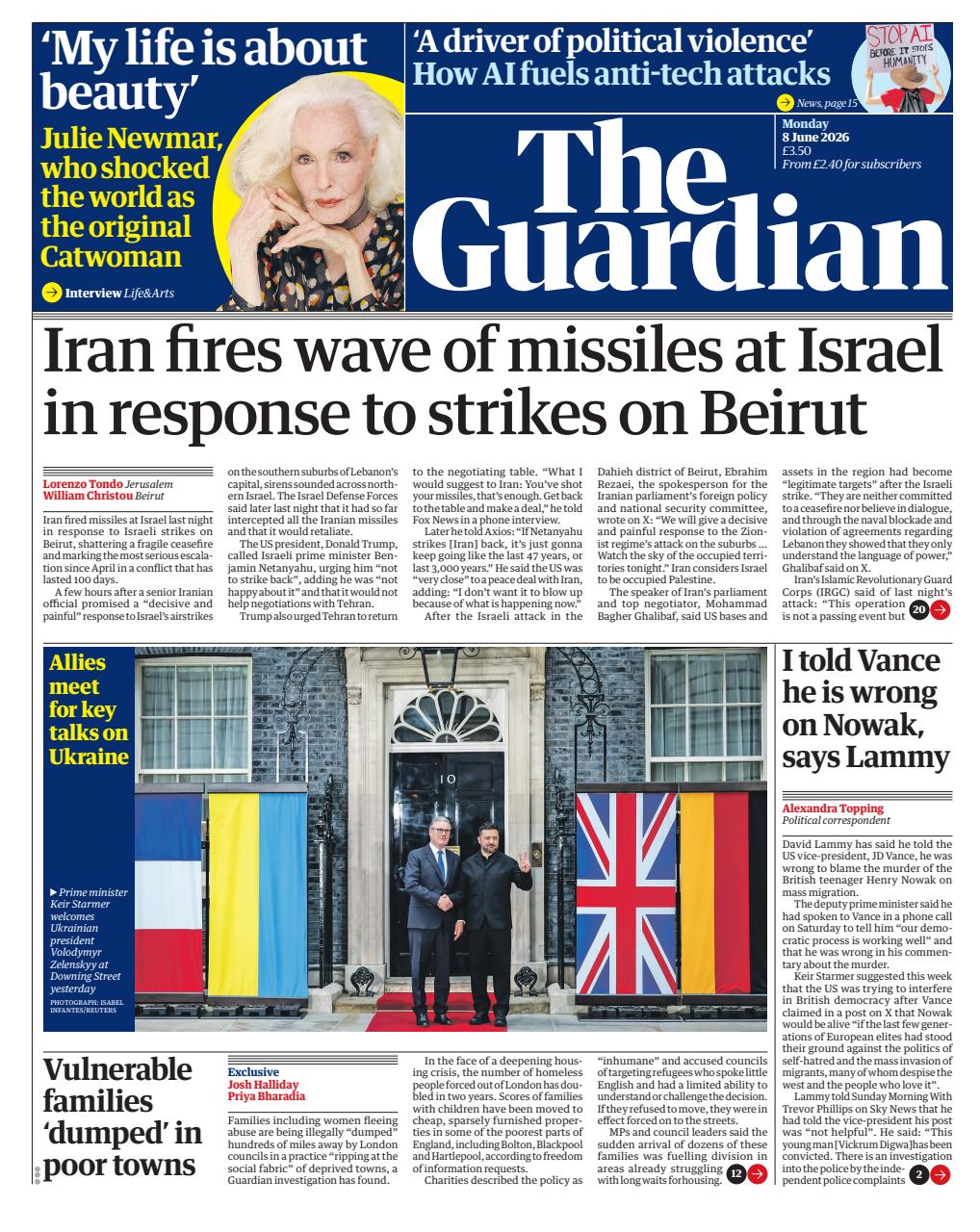 The Guardian Newspaper Preview Pages