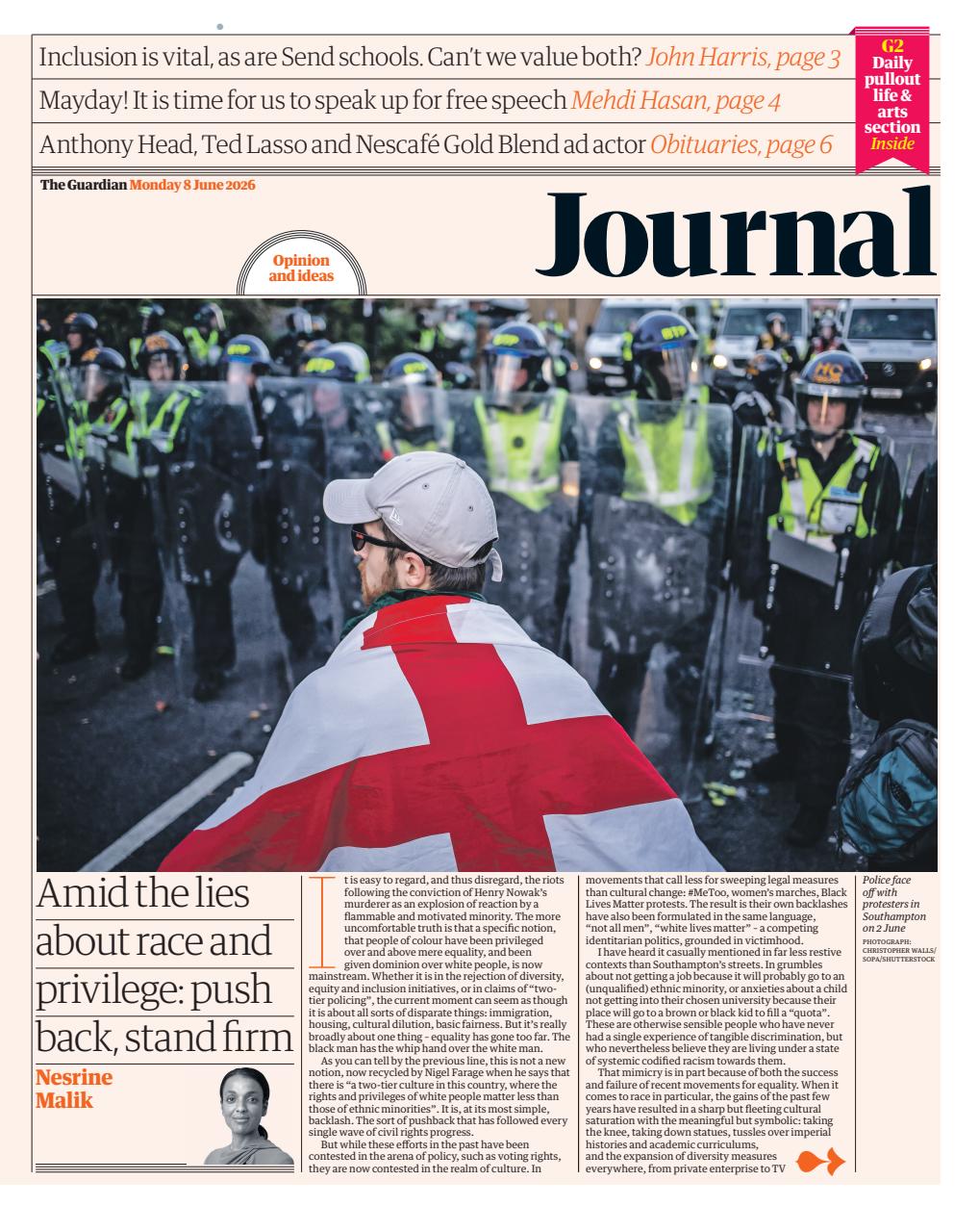 The Guardian Newspaper Preview Pages