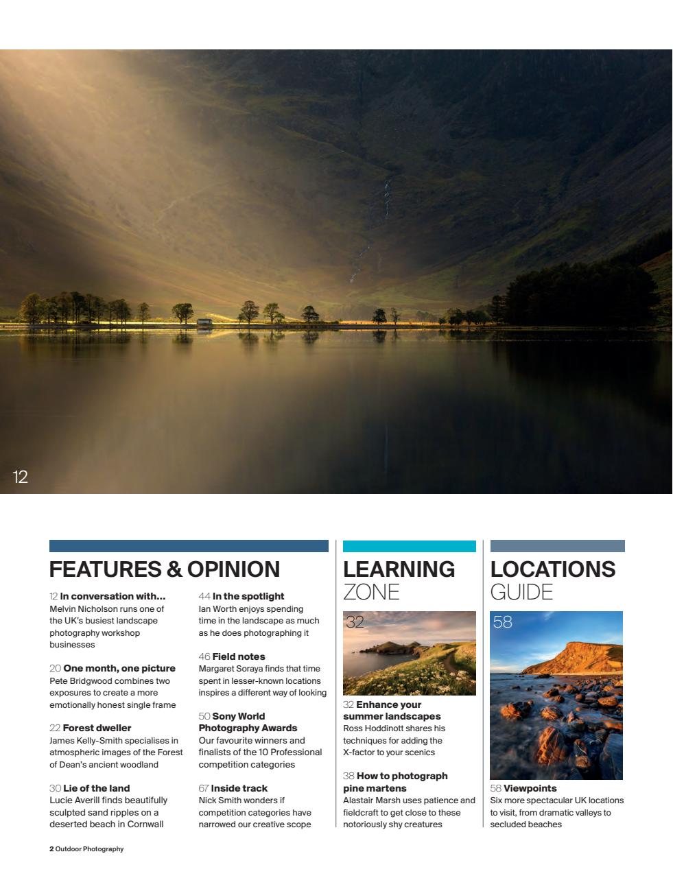Outdoor Photography Preview Pages